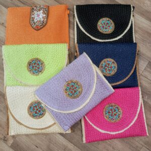 Bolso Rafia Piedra