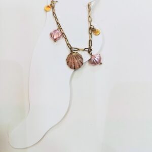 Tobillera Concha Rosa