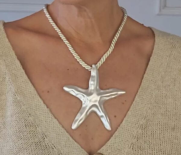 Collar Estrella de Mar con Cuerda
