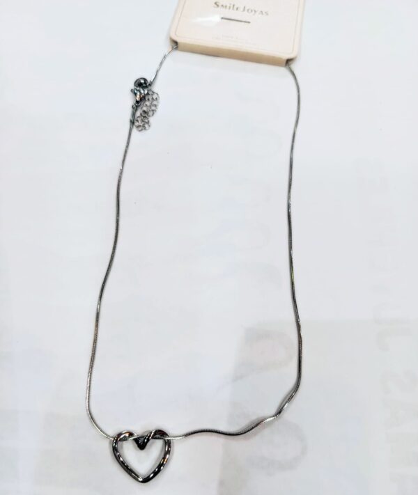 Colgante de Corazón Plata - Imagen 2