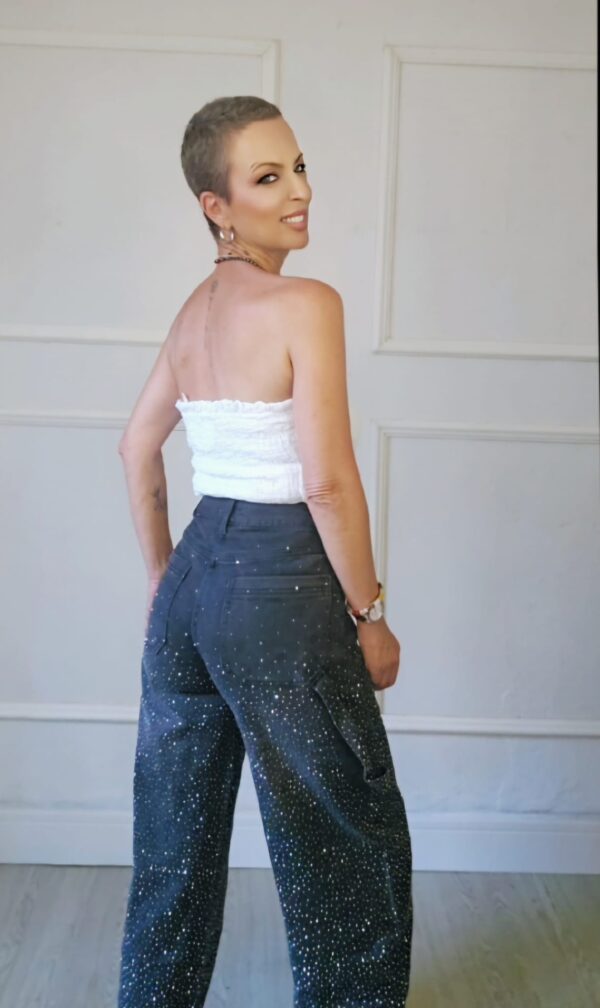 Vaquero Brillos (Mom Fit) - Imagen 4