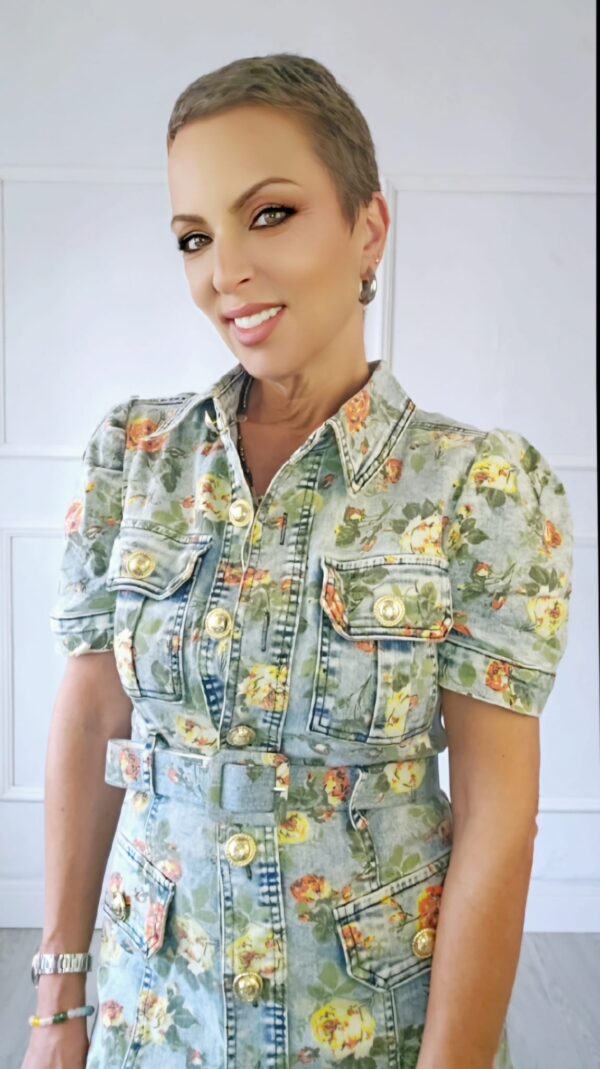 Vestido Vaquero Estampado - Imagen 3