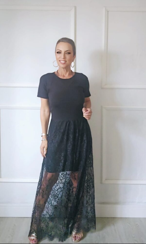 Vestido Encaje y Punto - Imagen 5