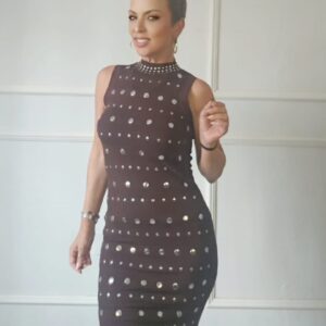 Vestido de Punto Tachuelas
