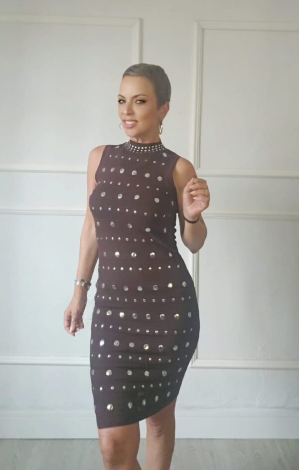 Vestido de Punto Tachuelas