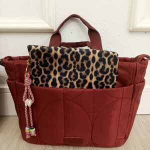 Bolso Acolchado con Neceser Print