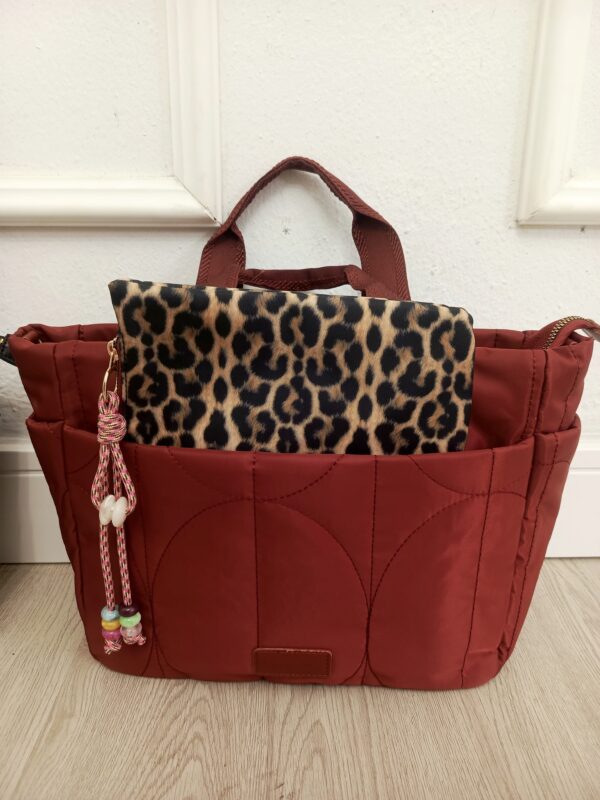 Bolso Acolchado con Neceser Print