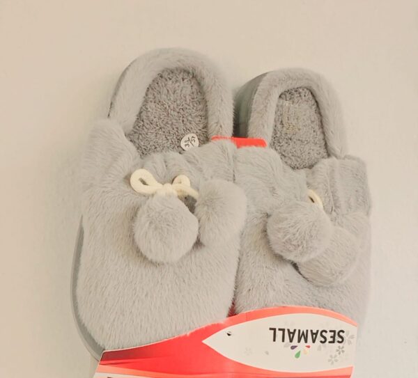 Zapatillas de Casa con Pelo