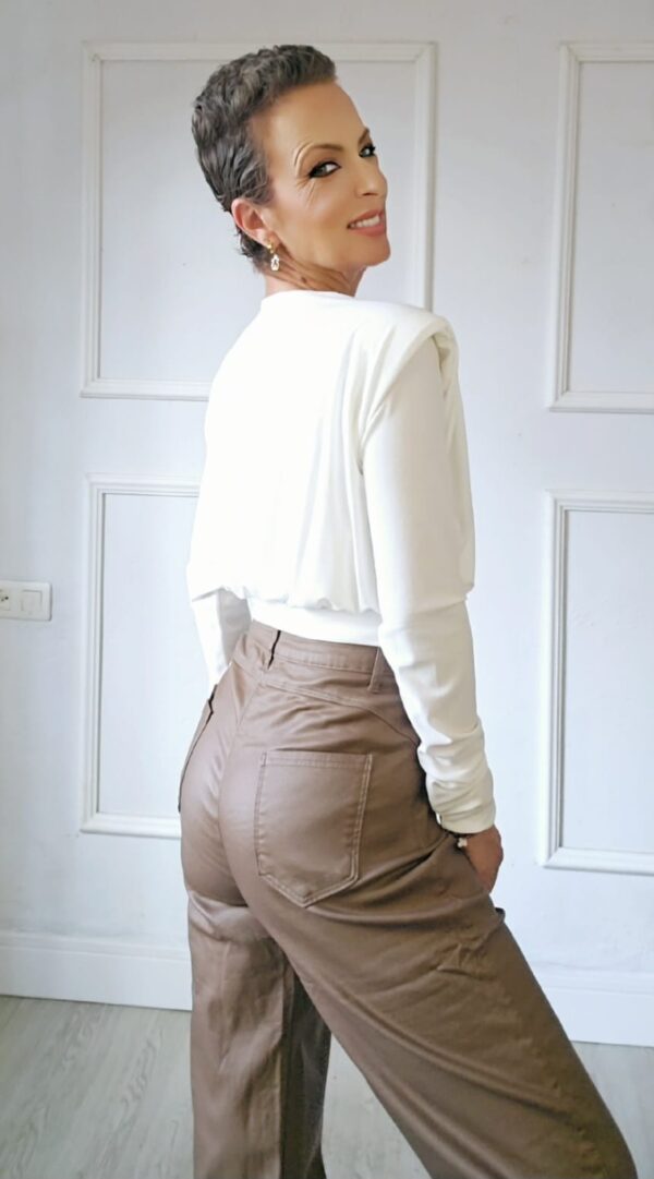 Pantalón Polipiel Palazzo - Imagen 3