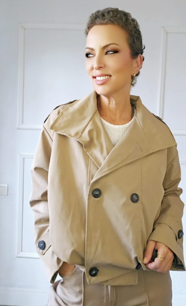 Gabardina Corta Zara - Imagen 2
