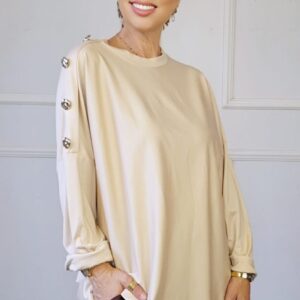 Camisa Satén Botones