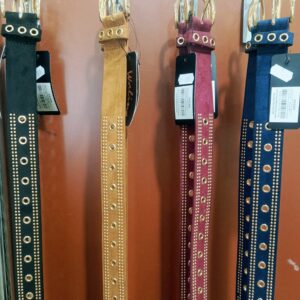 Cinturón Serraje Tachuela de Colores