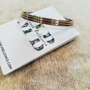 Pulsera Triple Color (Oro Rosa, Dorado y Plata)