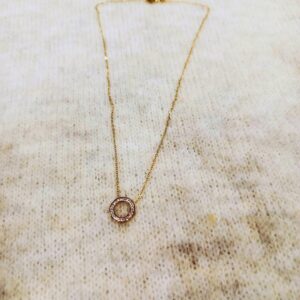 Colgante de un Aro Estilo Cartier