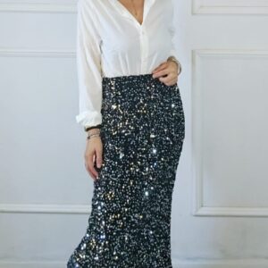 Falda Larga Lentejuelas