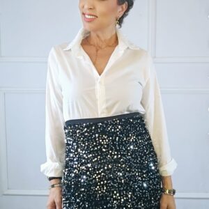 Falda Corta Brillo