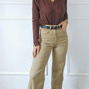 Pantalón Vaquero Camel