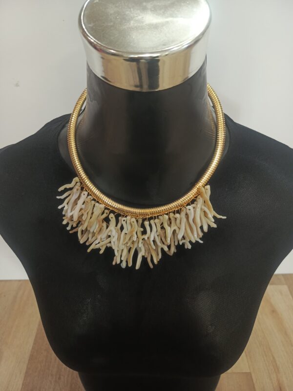 Colgante Aro Dorado con Algas - Imagen 2