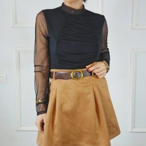 Falda Short Corta Antelina Charli