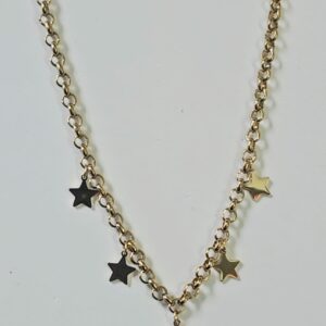 Collar Acero Estrellas