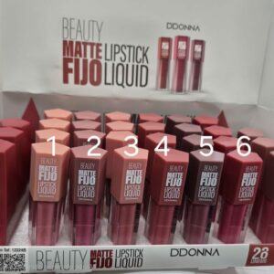 Labial Liquido Matte Fijo, D`DONNA