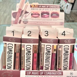 Labial + Perfilador Combinación, Resistente al Agua 24H