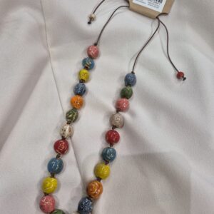 Collar Perlas y Bolas Colorido