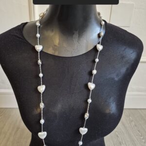 Collar Perlas Corazón