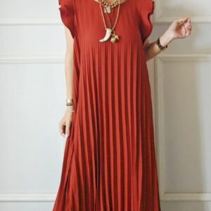 Vestido Plisado Marina