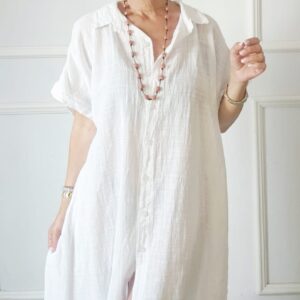 Vestido Playa - Blanco