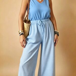 Pantalón Bombacho Paula ( Vichy)
