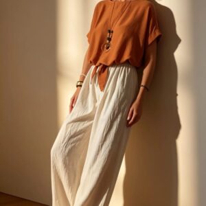 Pantalón Bombacho Sofía Vichy