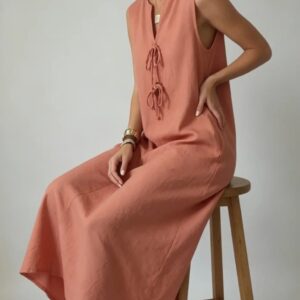 Vestido Botones de Madera