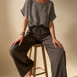 Pantalón Lino Liso Cora